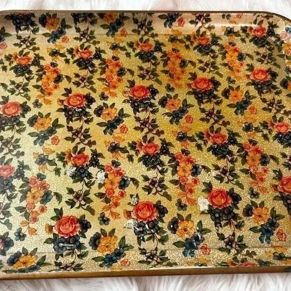 Vintage tray and coaster set. - Picture 4 of 14